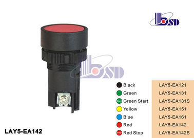 LAY5（XB2）-EA142 red color spring return flat button push button swithes