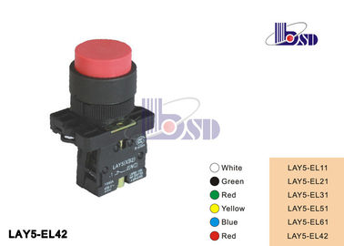 LAY5（XB2）-EL42 red color even button spring return with symbol logo  push button swithes