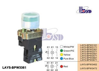 Professional Push Button On Off Switch For Controlling Signal And Interlocking Purposes