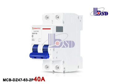 Professional 40 Amp Double Pole Breaker IEC60898 Standard For Socket Outlets